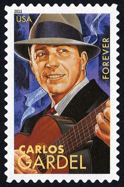 Carlos Gardel United States Postage Stamp | Latin Music Legends