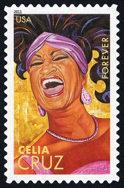 Celia Cruz United States Postage Stamp | Latin Music Legends