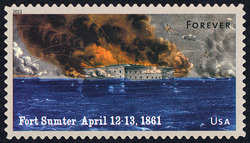 Fort Sumter United States Postage Stamp | The Civil War - 1861