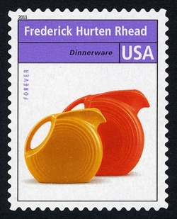 Frederick Hurten Rhead - Dinnerware United States Postage Stamp | Pioneers of American Industrial Design