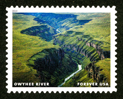 Owyhee River United States Postage Stamp | Wild And Scenic Rivers