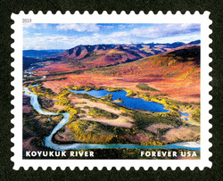 Koyukuk River United States Postage Stamp | Wild And Scenic Rivers
