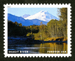 Skagit River United States Postage Stamp | Wild And Scenic Rivers