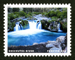 Deschutes River United States Postage Stamp | Wild And Scenic Rivers