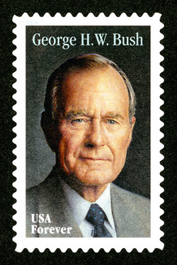 George HW Bush United States Postage Stamp