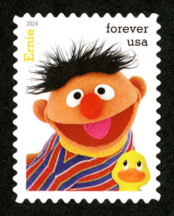 Ernie United States Postage Stamp | Sesame Street