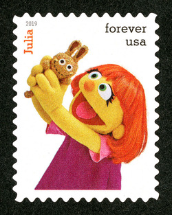 Julia United States Postage Stamp | Sesame Street