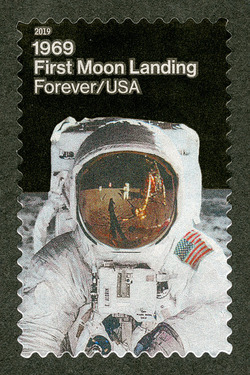 Astronaut United States Postage Stamp | First Moon Landing - 1969