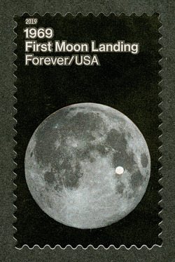 Moon United States Postage Stamp | First Moon Landing - 1969