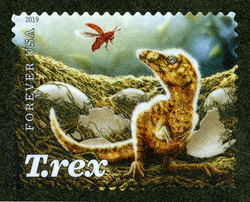 Juvenile - Baby United States Postage Stamp | Tyrannosaurus Rex
