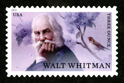 Walt Whitman - Three Ounce United States Postage Stamp
