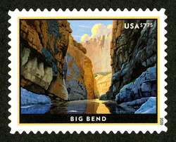 Big Bend - Priority Mail United States Postage Stamp