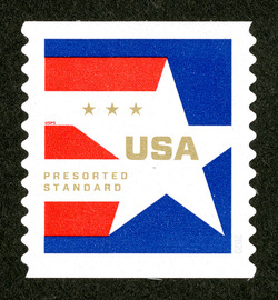 USA Star - Presorted Standard United States Postage Stamp