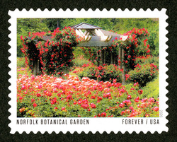 Norfolk Botanical Garden United States Postage Stamp | American Gardens