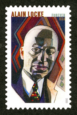 Alain Locke United States Postage Stamp | Harlem Renaissance