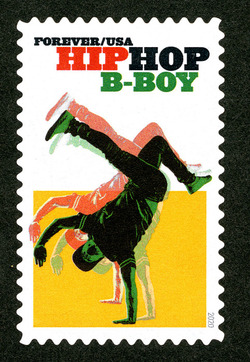 B-Boy Dancing United States Postage Stamp | Hip Hop
