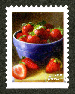 Strawberries United States Postage Stamp | Fruits and Vegetables