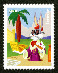 Hollywood Celebrity United States Postage Stamp | Bugs Bunny