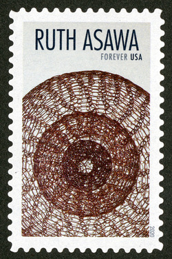 Untitled Sculpture From 1980 United States Postage Stamp | Ruth Asawa