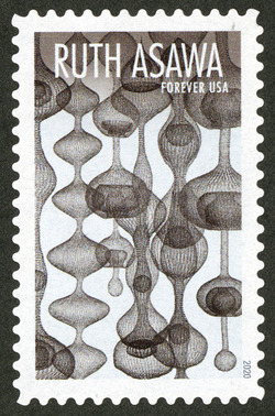 Many Untitled Sculptures From Various Years United States Postage Stamp | Ruth Asawa