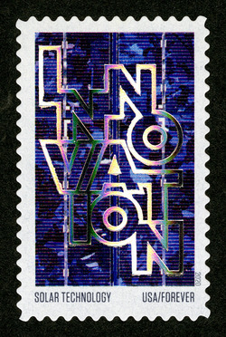 Solar Technology United States Postage Stamp | Innovation