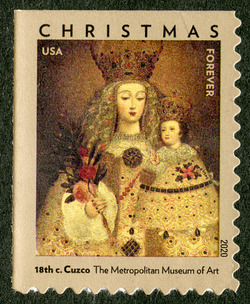 18th C Cuzco - Our Lady Of Guapulo - The Metropolitan Museum of Art United States Postage Stamp