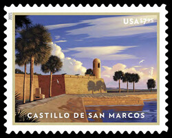 Castillo De San Marcos - Priority Mail United States Postage Stamp