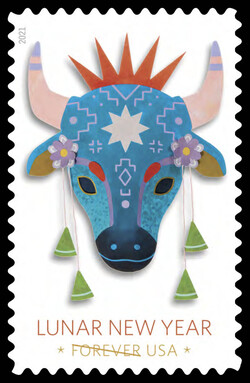 Year of The Ox United States Postage Stamp | Chinese Lunar New Year
