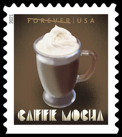 Caffe Mocha United States Postage Stamp | Espresso Drinks