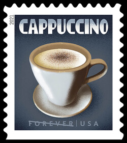 Cappuccino United States Postage Stamp | Espresso Drinks