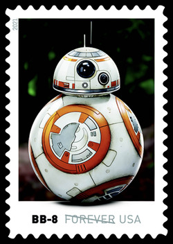 BB-8 United States Postage Stamp | Star Wars Droids