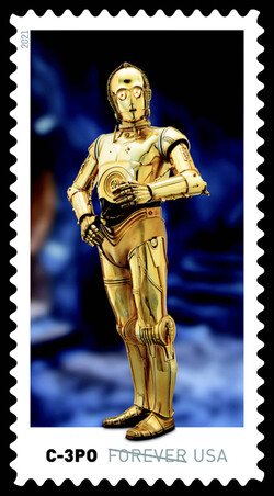 C-3PO United States Postage Stamp | Star Wars Droids