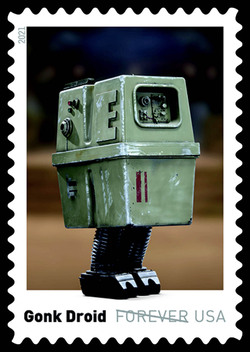 Gonk Droid United States Postage Stamp | Star Wars Droids
