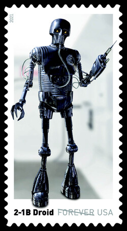 2-1B Droid United States Postage Stamp | Star Wars Droids