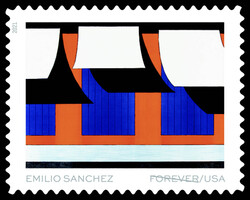 En El Souk United States Postage Stamp | Emilio Sanchez
