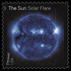Solar Flare - Design 1 United States Postage Stamp | The Sun - Science