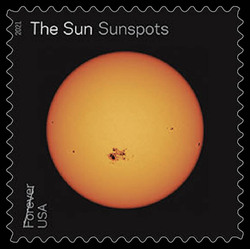 Sunspots United States Postage Stamp | The Sun - Science
