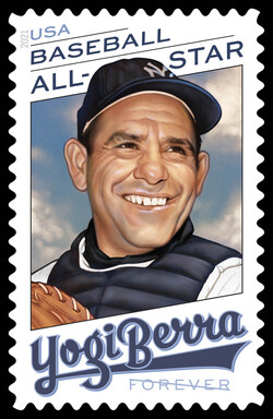 Yogi Berra United States Postage Stamp
