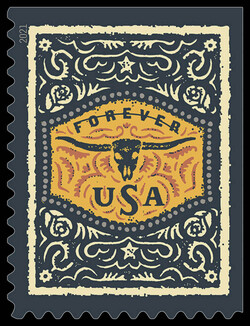 Belt Buckle United States Postage Stamp | Western Wear