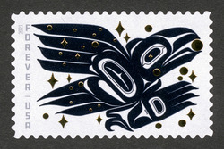 Raven Story United States Postage Stamp