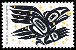 Raven Story United States Postage Stamp