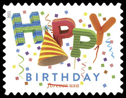 Happy Birthday United States Postage Stamp