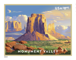 Monument Valley - Priority Mail United States Postage Stamp