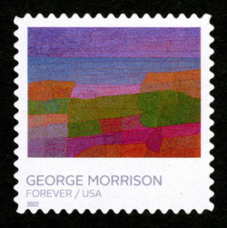 Lake Superior Landscape United States Postage Stamp | George Morrison