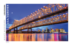 Louisiana United States Postage Stamp | Mighty Mississippi