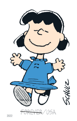 Lucy United States Postage Stamp | Charles M. Schulz
