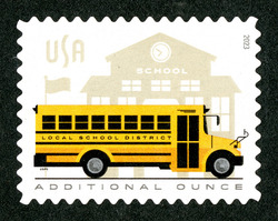 School Bus - Additional Ounce United States Postage Stamp