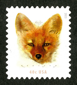 Red Fox United States Postage Stamp