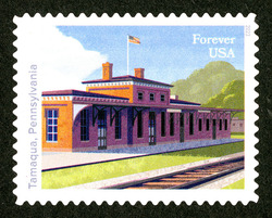 Tamaqua Station - Pennsylvania United States Postage Stamp | Railroad Stations