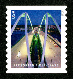 Iowa-Illinois Memorial Bridge - Presorted First-Class United States Postage Stamp | Bridges